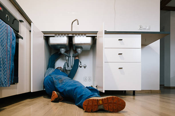 Professional Drain Cleaning technician working in Pine Beach, NJ
